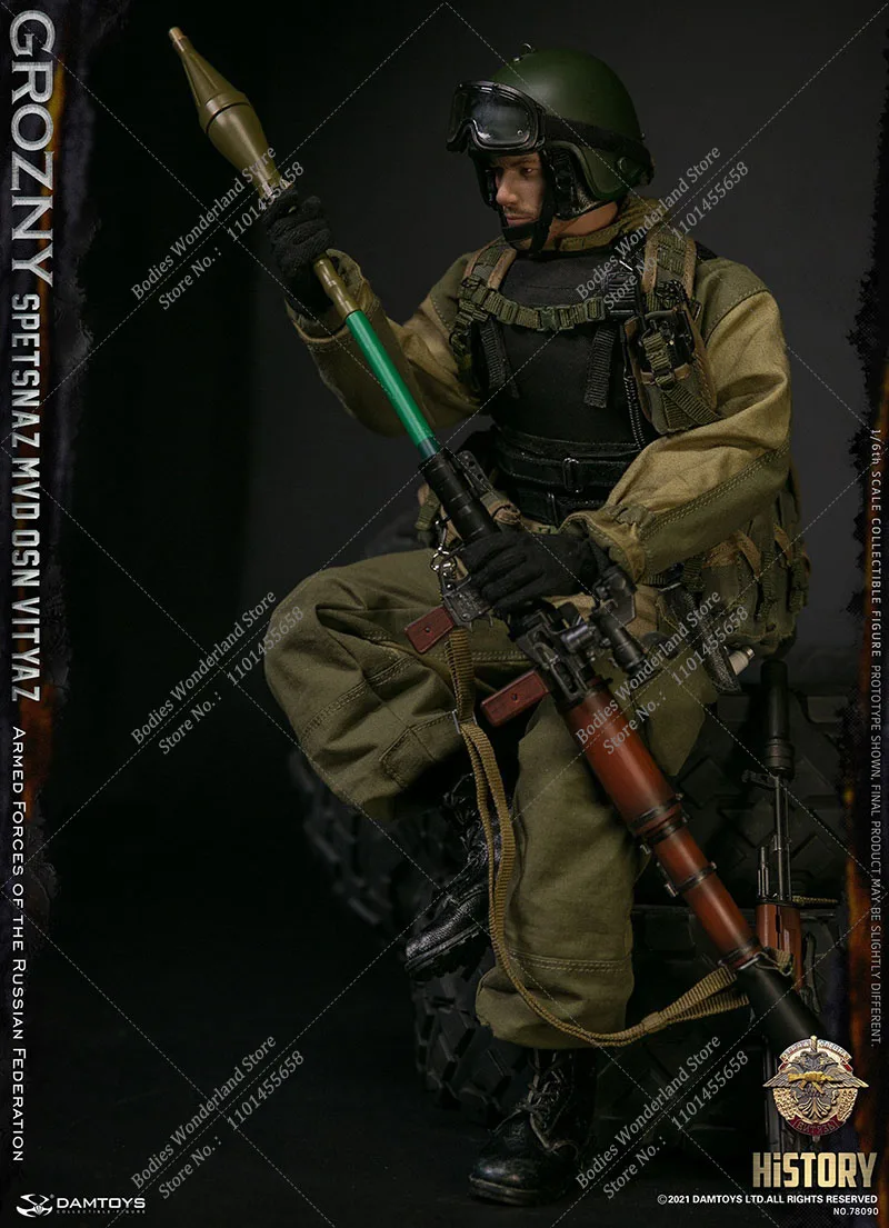DAMTOYS 78090 1/6スケール スペツナズ MVD VV OSN ヴィタヤズ グロズニー ロシア連邦軍 兵士 男性 アクションフィギュア
