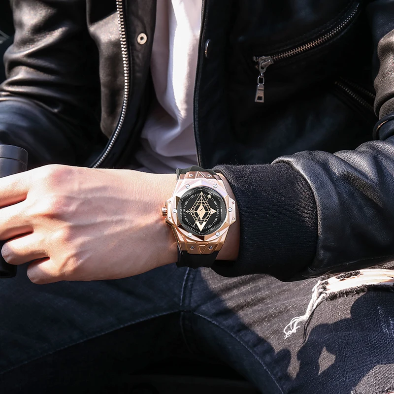 

Luxury Men's Waterproof Sports Watch Quartz Business Casual Wristwatch New Brand Reloj Hombre Homme