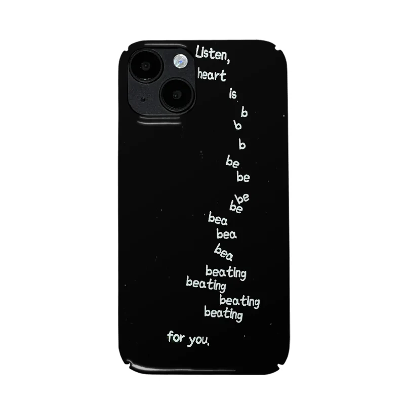 شخصية الإنجليزية رسائل كول جراب هاتف آيفون 17 16 15 14 13 12 11 برو ماكس 16E 17Air 15 16 زائد INS غطاء ناعم بسيط #5