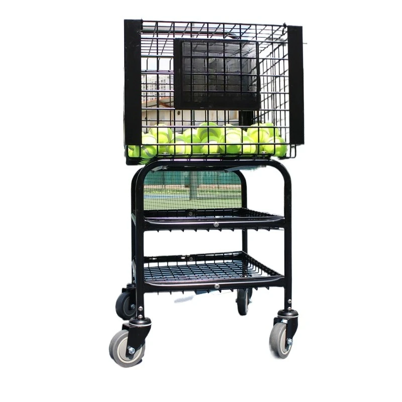 Carro de entrenador de tenis Marco de pelota Recoger redes de pelota Carro de pelota Carro de recogida 3214W