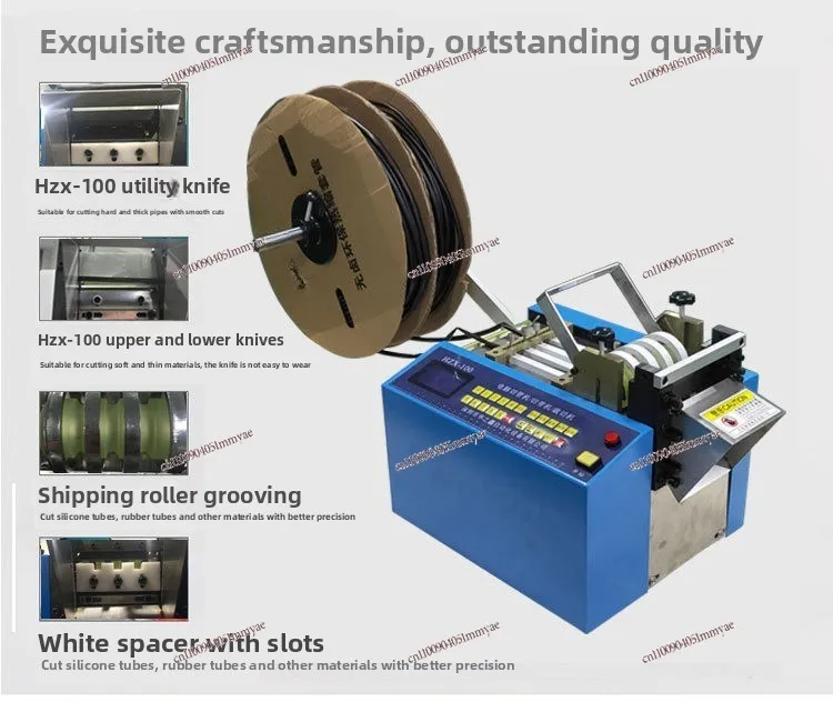 Cortadora de tubos computarizada Máquina cortadora automática de tubos termorretráctiles