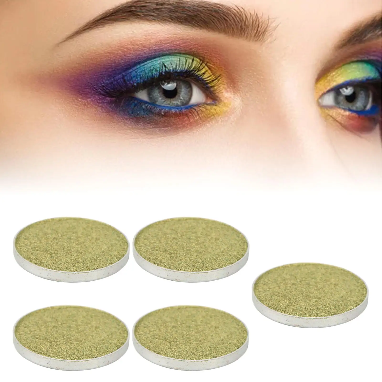 Pigmented Glitter Single Eye Shadow for makeup Artists for home Use)