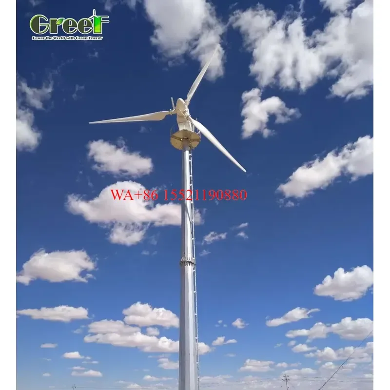 WMWMNU for 5kw 10kw 20kw 30kw Wind Turbine Generator Home Installation Ground Mount Wind Energy Mill Power System