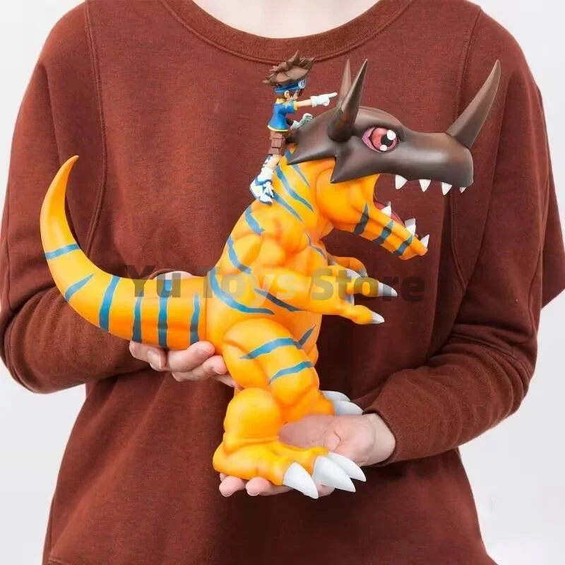 New Digimon 30cm The Chosen Child & Taichi Yagami Figure Toys Dinosaurs Model Larger Ornaments Anime Peripheral New Year Gifts