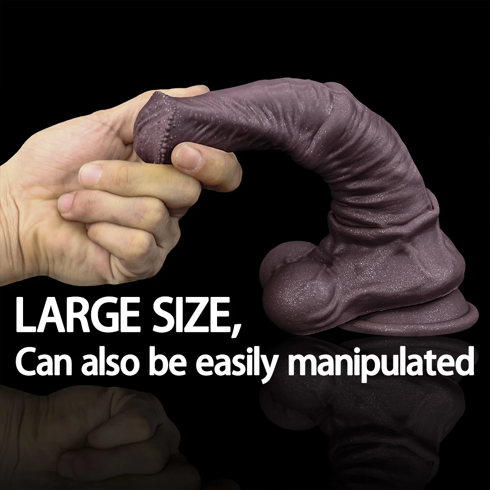 Animal Horse Huge Dildo Big Penis Soft Silicone Suction Cup Vagina Massage Masturbators Anal Dildos Adult Sex Toys for Women Men