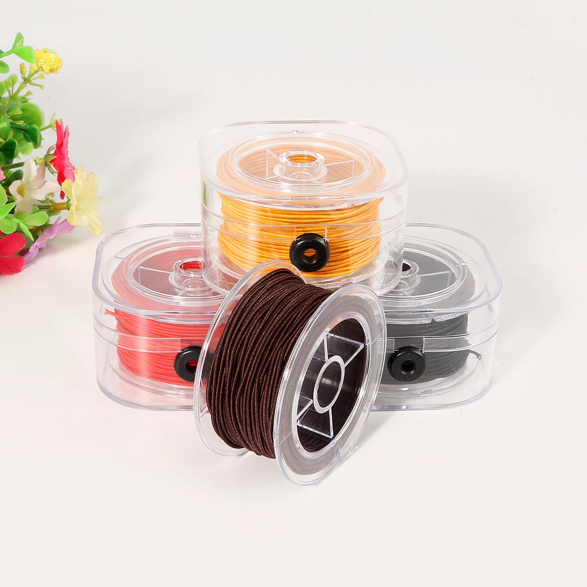 Stretch Magic Cord Elastic String for Jewelry Making Beading Thread High Elasticity Nylon Craft String for Bracelets Necklaces