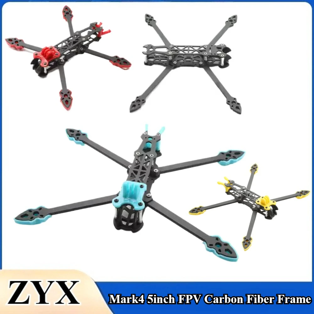 1PCS/lot Mark4 5inch FPV Carbon Fiber Frame 225mm Wheelbase 5mm Arm Freestyle Long Range Frame For RC Quadcopter Racing Drone