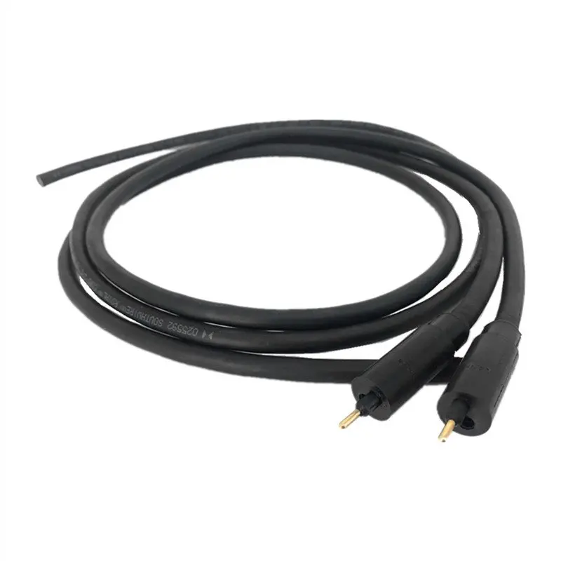 Round plug 2-pin electrical underwater connector, female male dual connector, for subsea