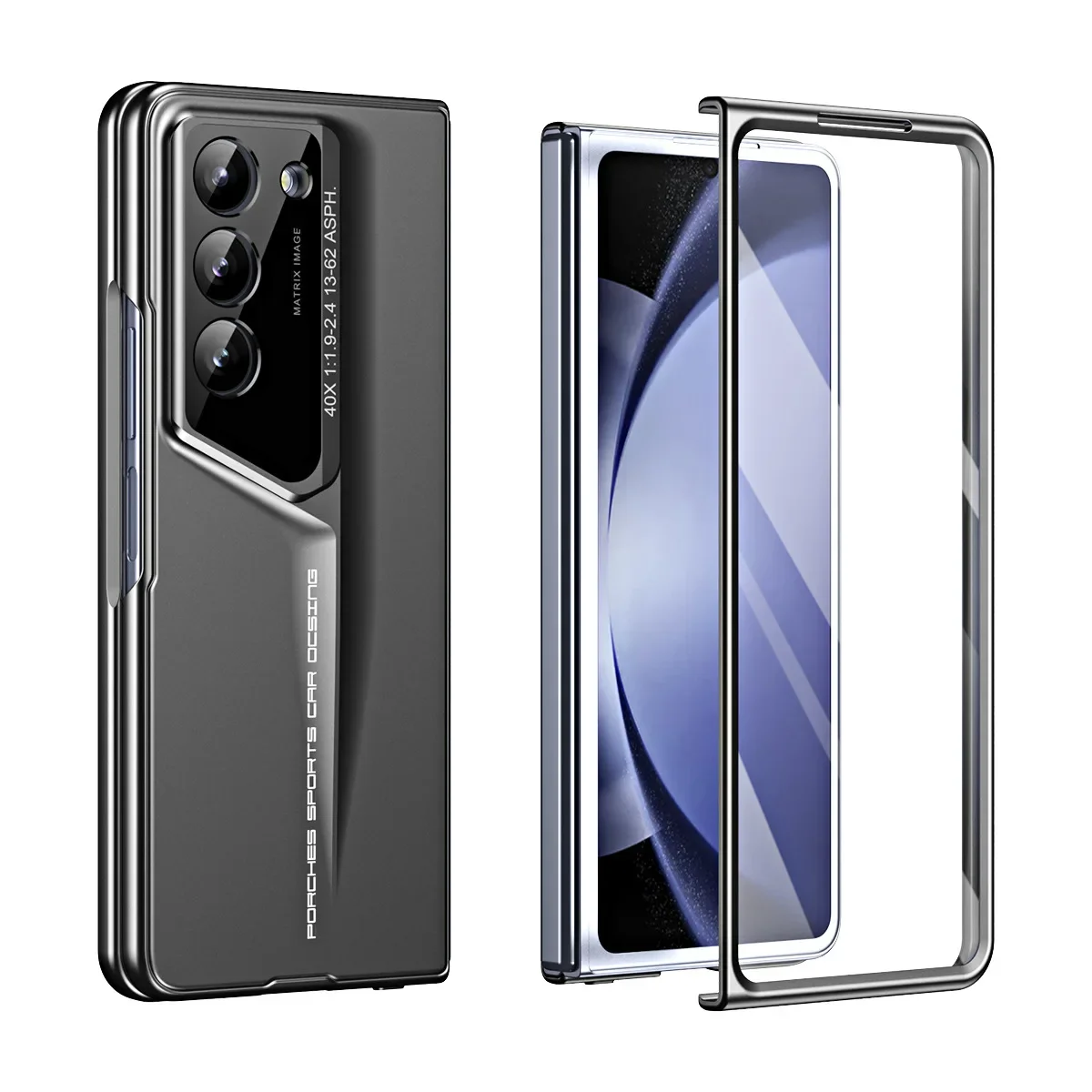 Anti-Drop Tempered Glass Phone Case For Samsung Galaxy Z Fold 7 6 5 4 5G With Original S Pen Holder Shockproof Film Covers