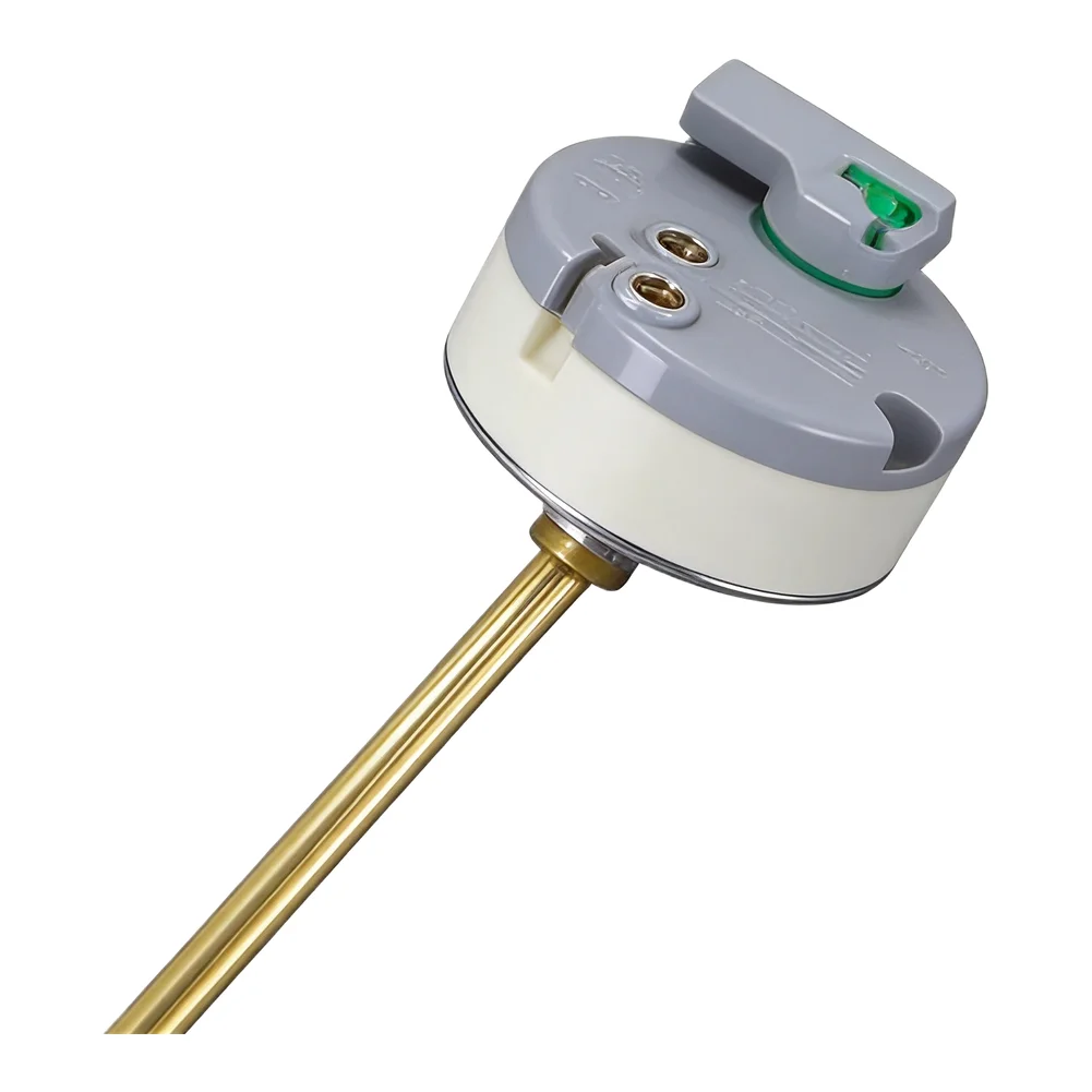 Push thermostat designed for Ariston water heaters 160 217 272 mm sizes 30C to 80C temp adjustment plastic metal body options
