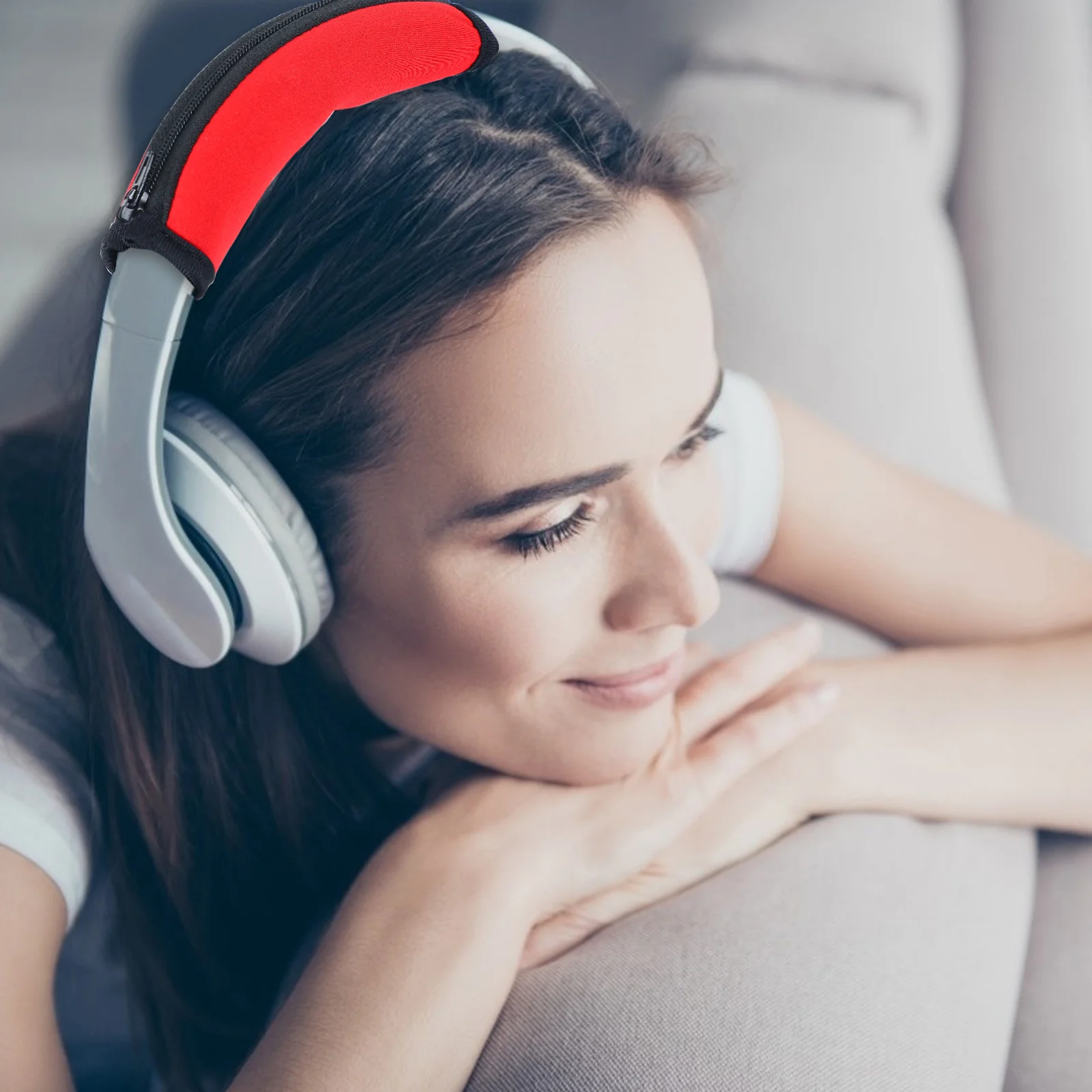 1Pcs Ersatz Kopfhörer Pad Weiche Bequeme Elastische Abdeckung für Wh-1000xm2 Xm3 Stirnband Kissen Schutzhülle für Headset