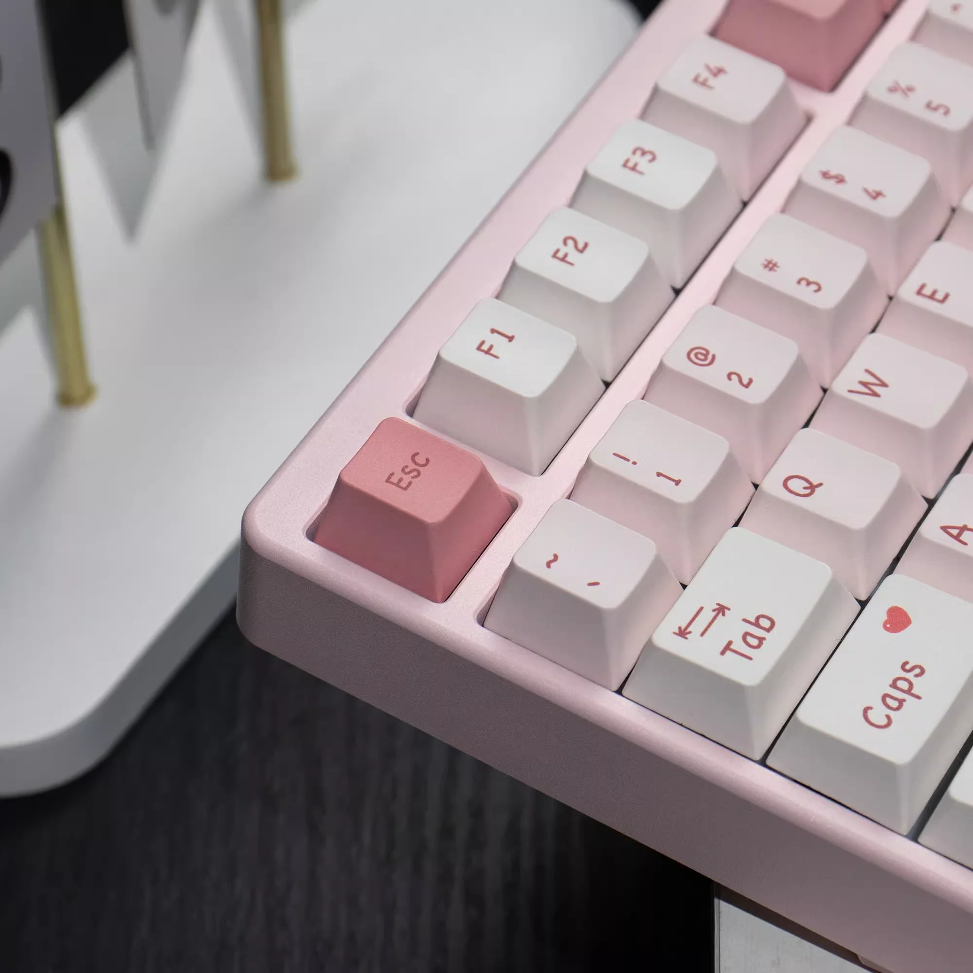 129Keys Pink Peach Keycaps DIY Cherry Profile PBT Key caps for Mechanical Keyboard Keycap Personalize Custom Key cap
