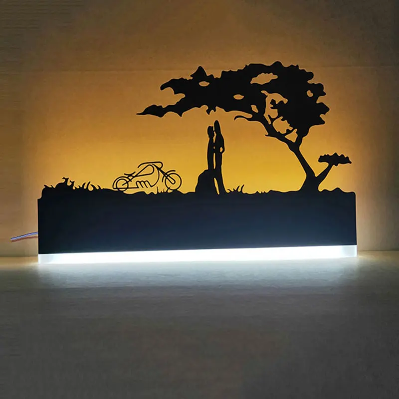 Nordic LED Acrylic Background Wall Light Modern Indoor Lamp for Living Room Hallway Bedroom Decor Atmosphere Light 2024