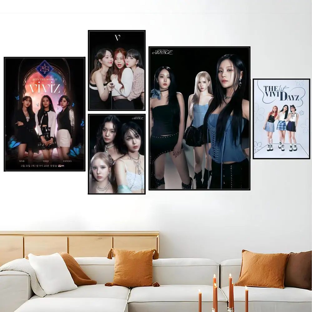 Póster de música V-VIVIZ, impresiones artísticas estéticas minimalistas modernas, decoración para el hogar, dormitorio, cocina, regalos