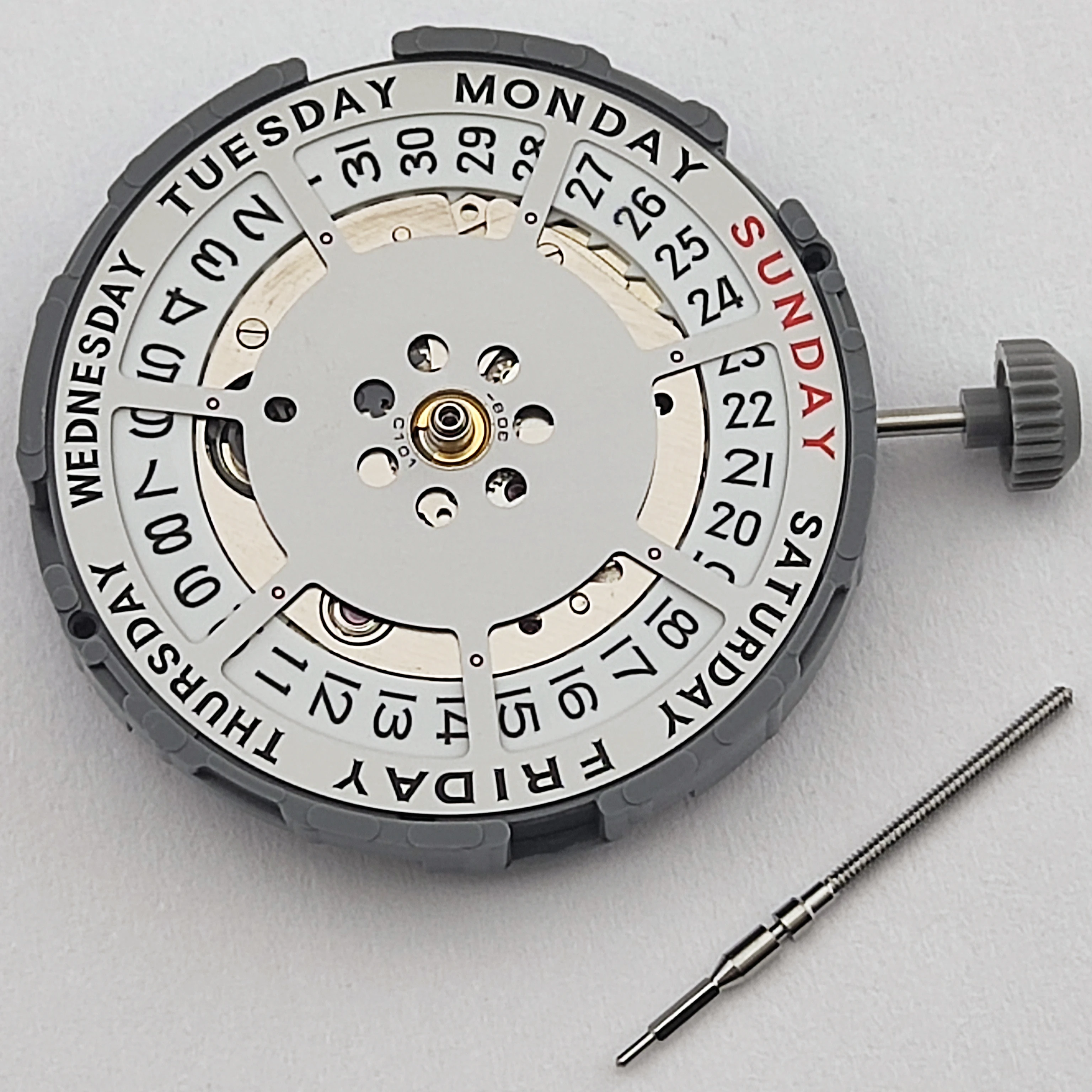 Miyota 8285 Automatic Mechanical Movement Dual Calendar High Precision 21-Jewel Japanese Original Replacement Watch Parts