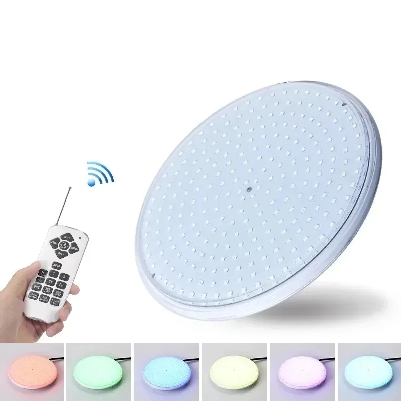 RGB Swimming Pool Lamps AC12V Expoxy Filled IP68 Waterproof Lights Replacement of Halogen Lamps RGB Changing with Remote Control