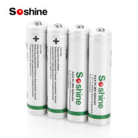 Soshine 1.2V 800mAh Ni-MH Rechargeable Batteries Supper Low Self Discharge Batteries AAA/Micro 800mAh Battery 1000 Recycle Times