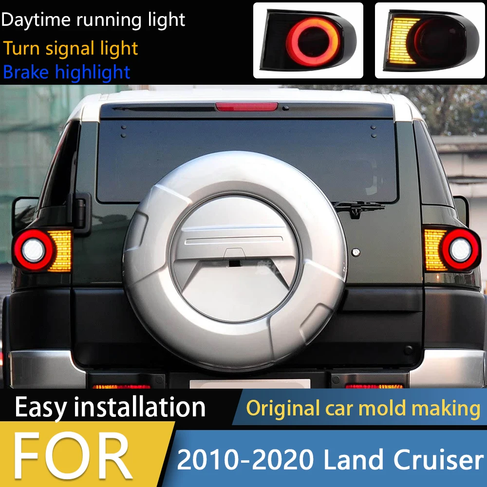 

Rear Bumper Taillight For Toyota Land Cruiser FJ 2021-2020 LED Tail Lamp Brake Reversing Warning Light
