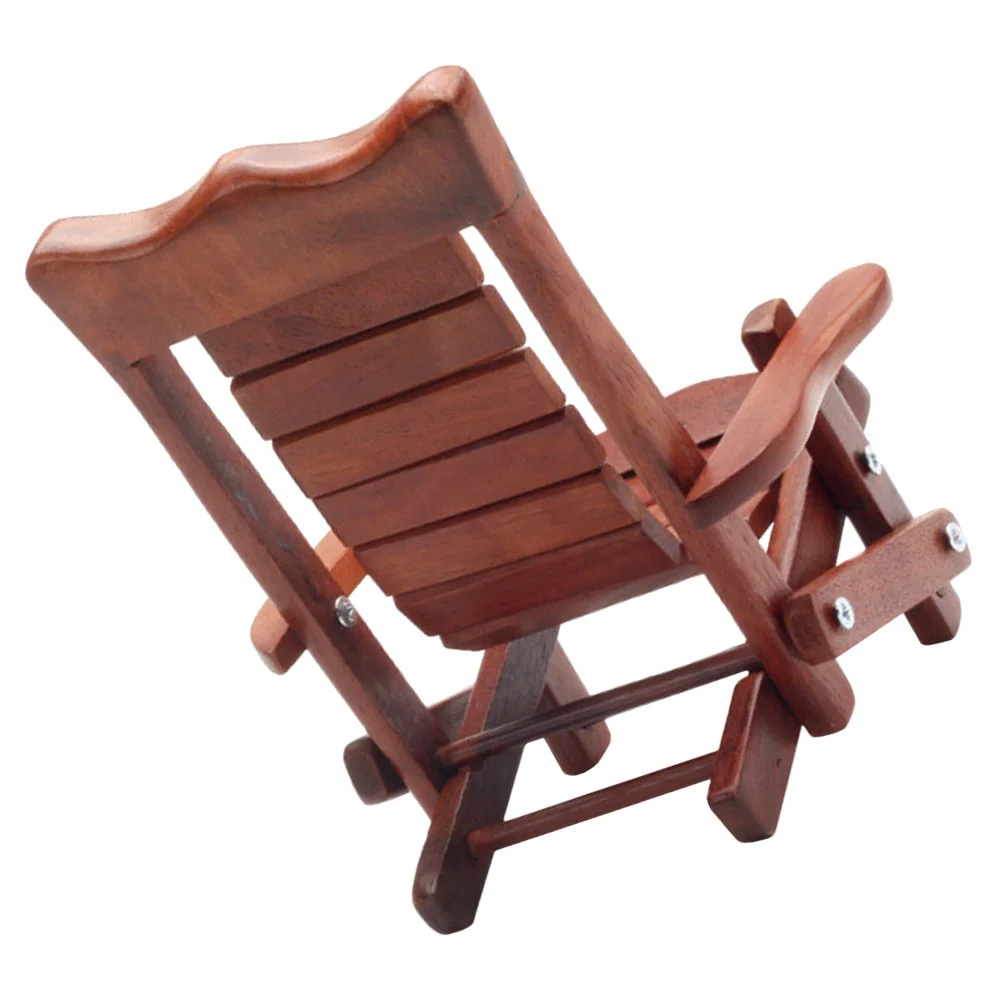 

Recliner Cell Phone Holder Chaise Funny Stand for Desk Wood Desktop Chair Decorative
