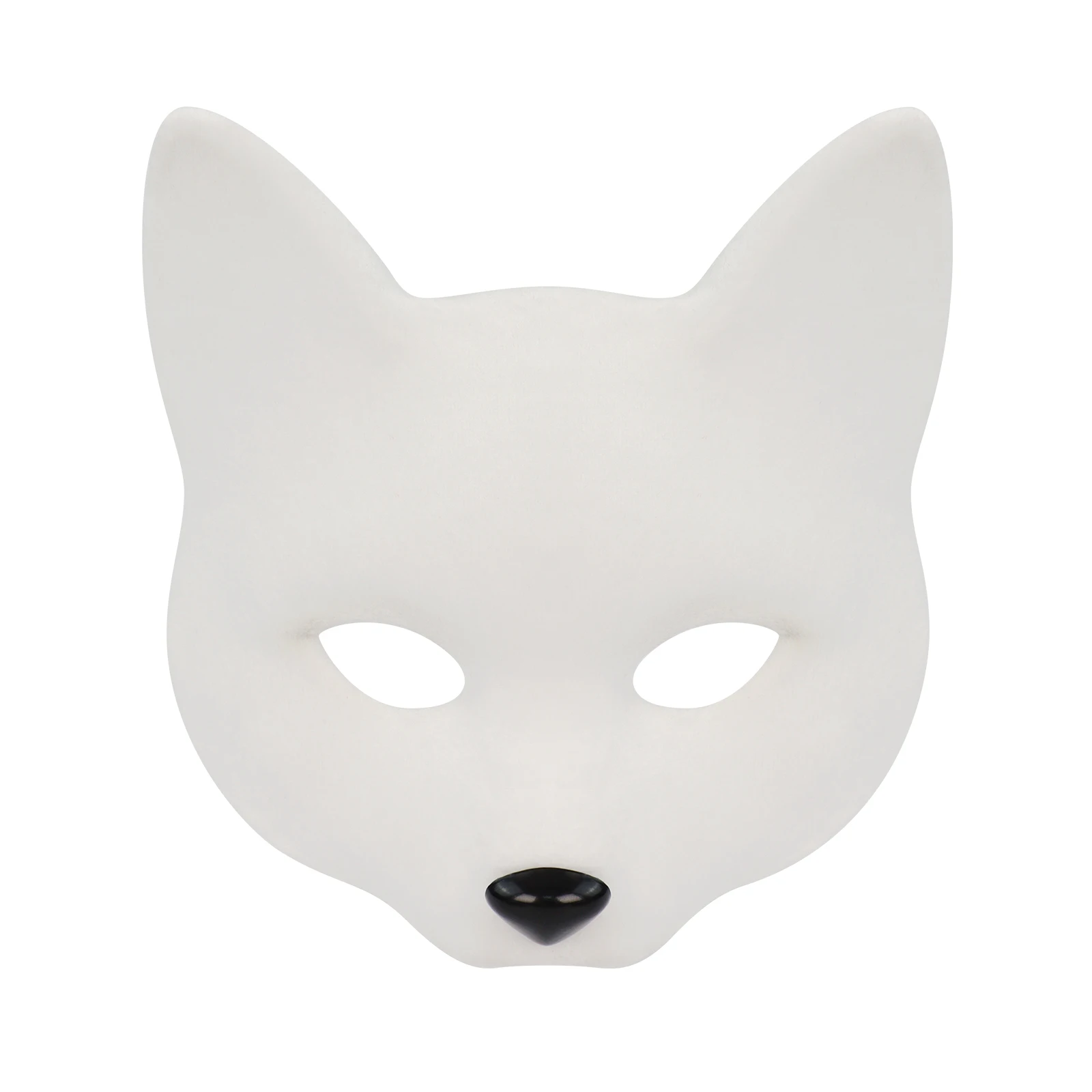 อินเทรนด์สัตว์หน้ากากครึ่งหน้า Fox Cat หน้ากากเครื่องแต่งกาย Props สําหรับปาร์ตี้ฮาโลวีนคอสเพลย์