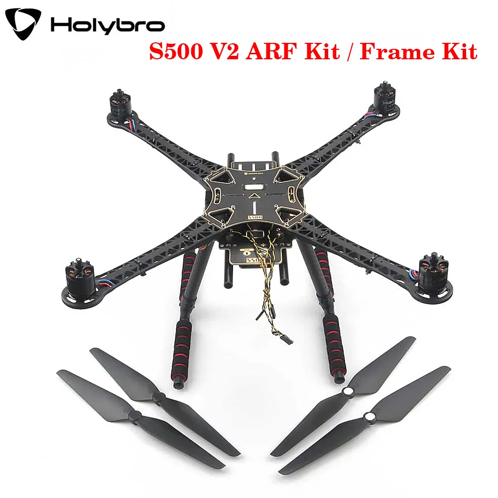 Holybro S500 V2 ARF Kit / Frame Kit Compatible With various Holybro FC, BLHeli S 20A ESC, 2216 920KV Motors for RC FPV Drone