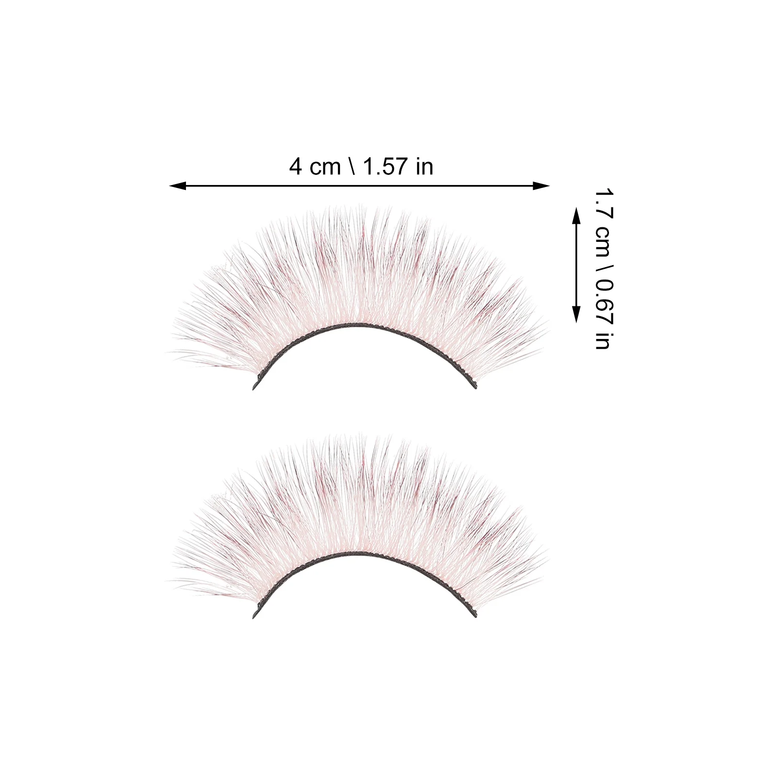 5 paia di ciglia colorate eleganti ciglia finte 3D per un look drammatico degli occhi performance sul palco bar club notte fuori ciglia finte