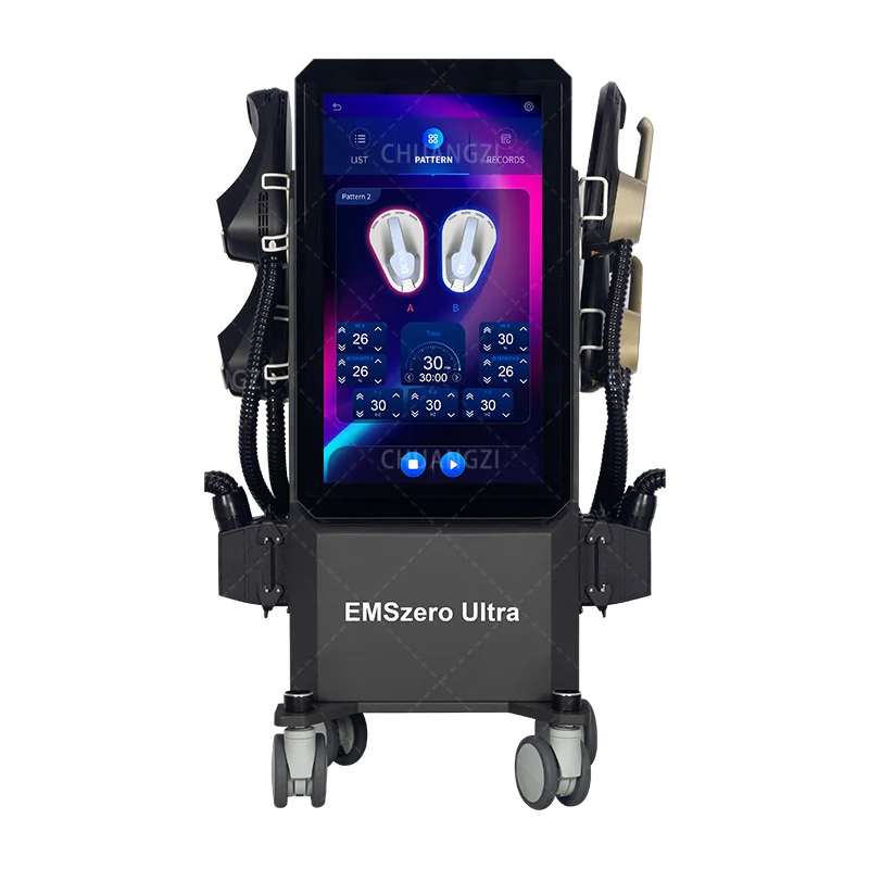 6500W High Power EMSZERO Sculpting NEO RF Machine HIEMT PRO Muscle Building Fat Reduction Body Contouring Slimming Device