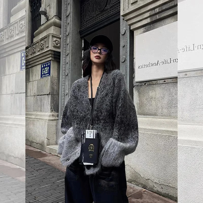 البلوزات لاعبا بالأزرار النسائية للمرأة الكورية نمط المخلوطة غزل الدانتيل الحدود العادية القوطية الشرير ثقافة فرعية بديلة Ins #2