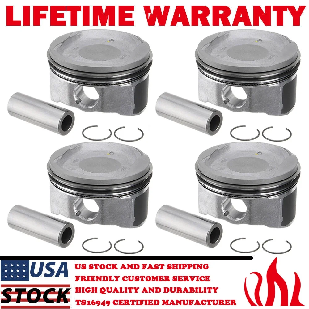 

Поршни с кольцами для Toyota Corolla Camry Matrix RAV4 Scion tC Lexus 2.4 2AZFE