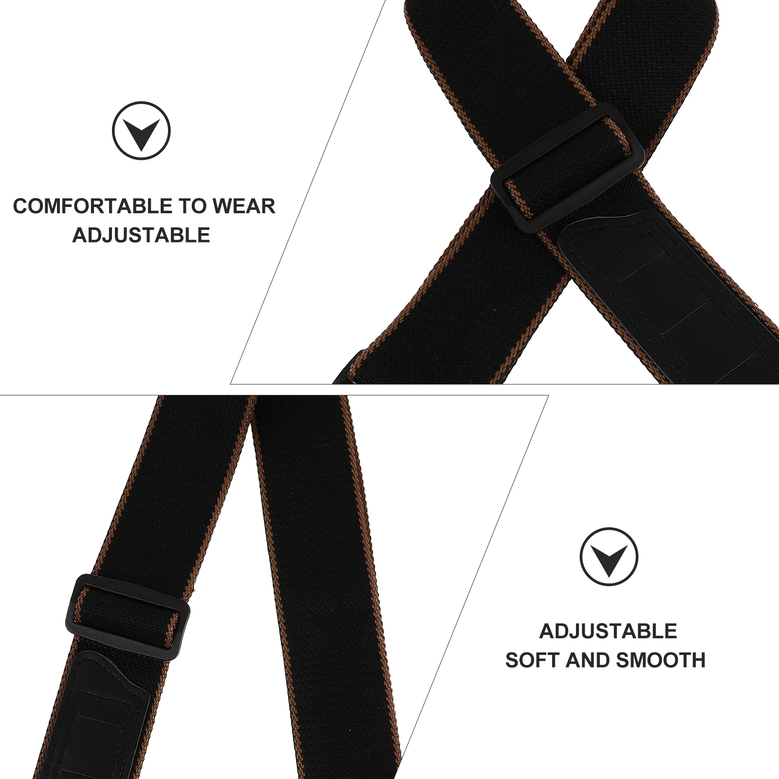 

Electric Guitar Strap Girls Accessories Straps for Cool Long Japanese Simple Bass Shoulder Belt