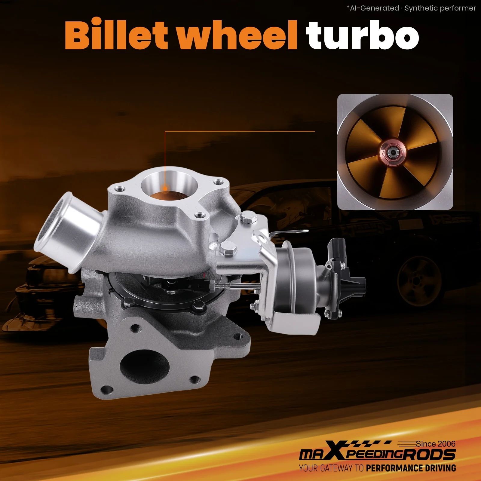 NEUER Billet-Turbolader für Fiat Fullback Pick-up 2.4 D 4N15 1515A322 Einzelstück – Detail 3