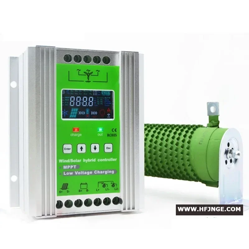 MPPT Wind turbine 48V 1.2KW compatible solar panel DC/AC  wind-solar hybrid controller