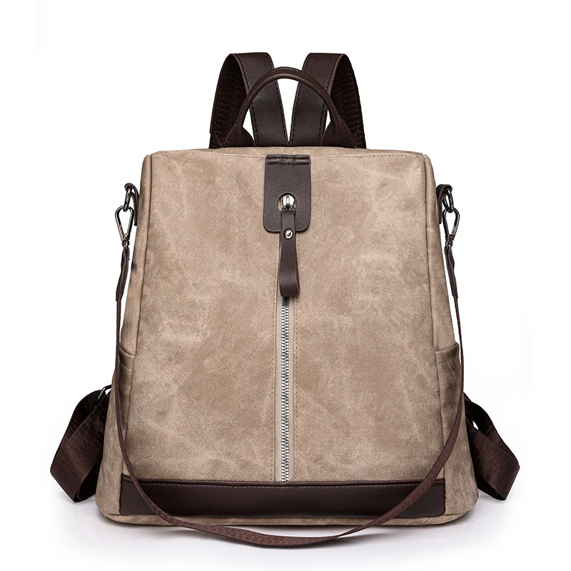

New Classical Fashion High Quality Soft Leather Travel Backpack Women Large Capacity Luxury Shoulder Bags School Bag Backpacks