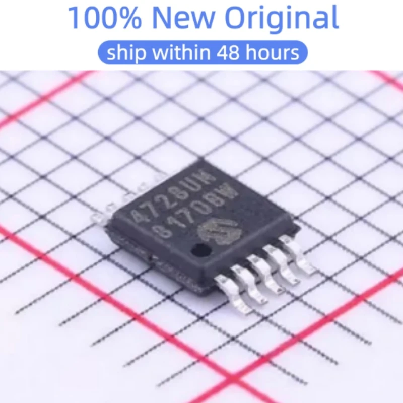 (1PCS)MCP4728T-E/UN MCP4728-E/UN MSOP-10 100% New original