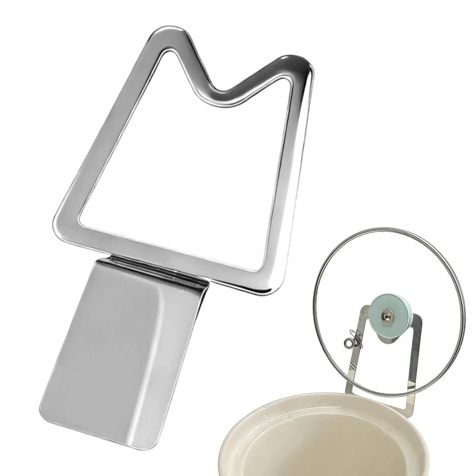 Slow cooker lid holder, suitable for electric slow cookers, freeing your hands for easy cooking. Compatible with various lid