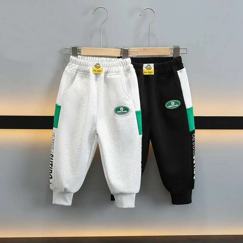 2-10Years Joggers Sweatpants for Kids Boys Casual Pants Gyms Workout Track pants Spring Autumn Cotton Sportswear Teens Trousers