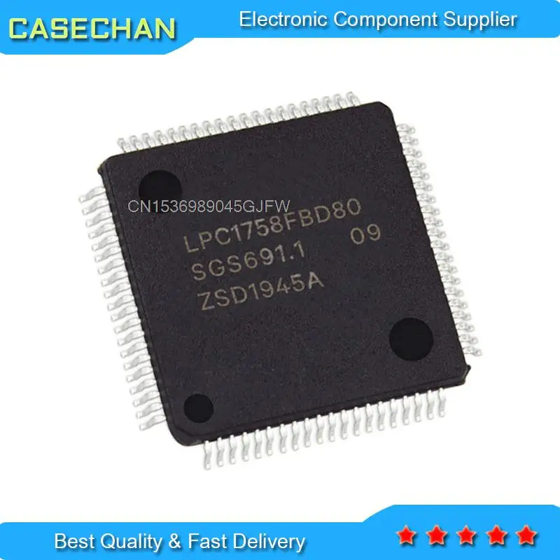 

10PCS LPC1758FBD80 QFP80 LPC1756FBD80 LPC1754FBD80 LPC1752FBD80 LPC1751FBD80 QFP LPC1758 LPC1756 FBD80 new and original IC chip