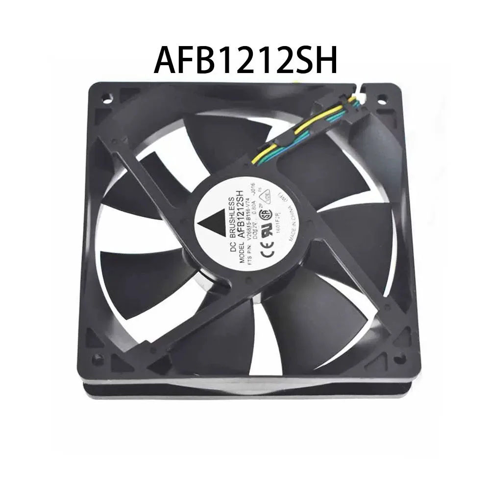 Low-Energy Server Axial flow cooling fan 12VDC 0.8A 120*120*25MM 4pin AFB1212SH Industrial control