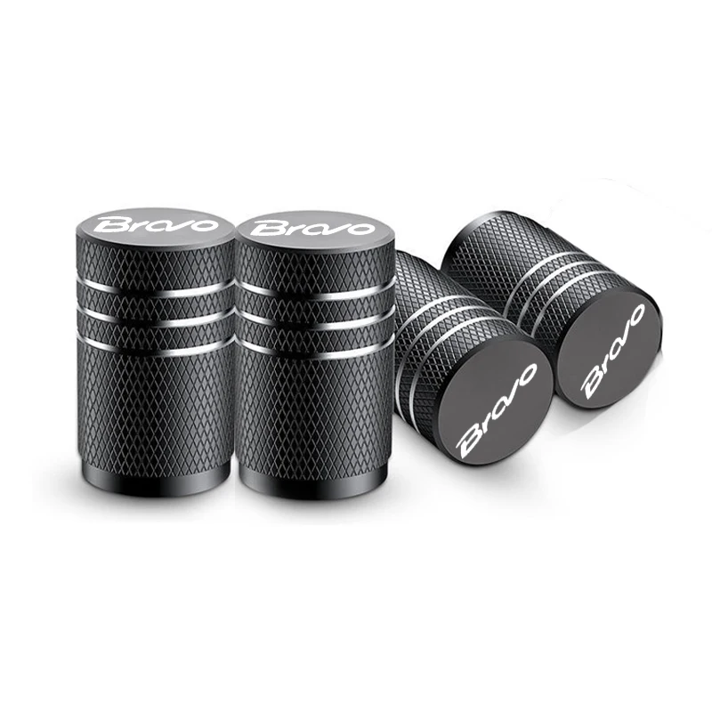 4 stuks voor Fiat BRAVO Auto Wiel Ventieldopjes Band Stem Covers Airdust Waterdicht