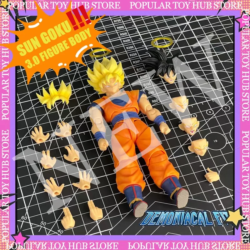 

В наличии Dragon Ball Super Saiyan Goku Фигурка 3.0 Body Demoniacal Fit DBZ Warrior From The Other Shore Коллекционные подарки