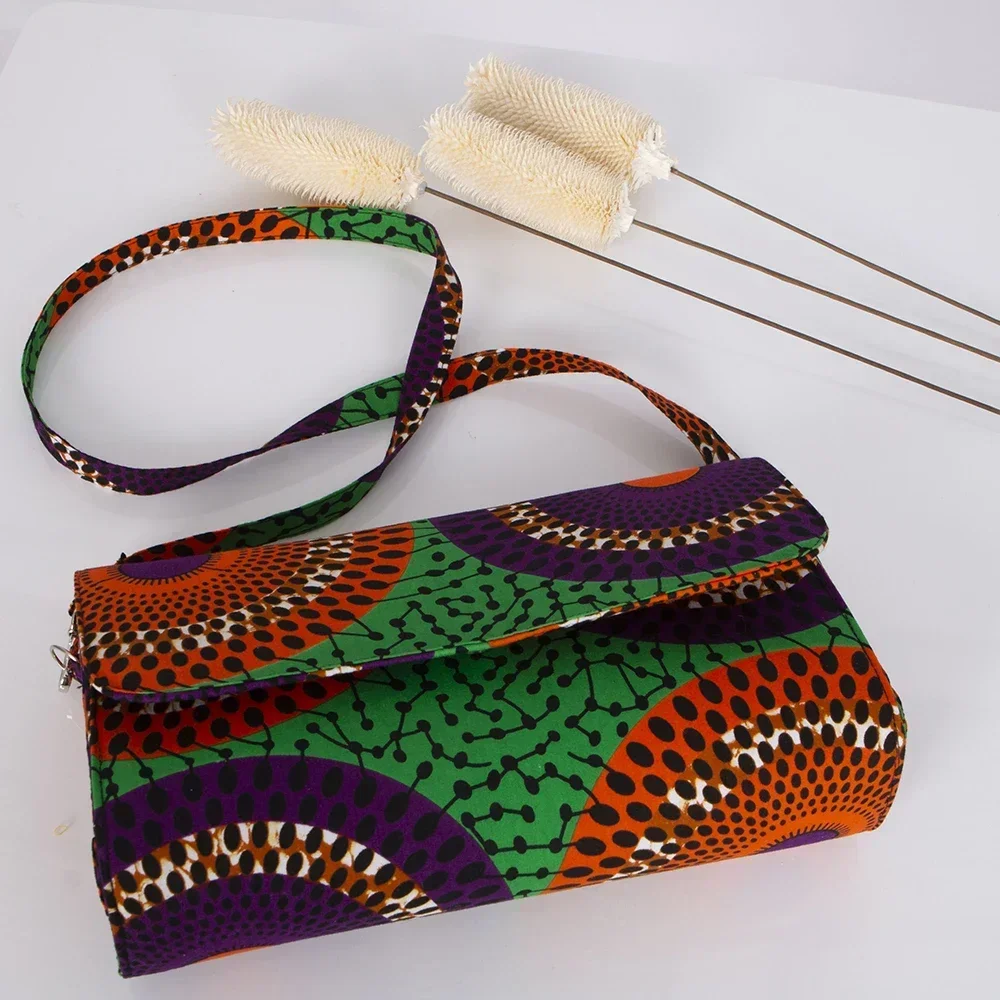 Bintarealwax African Women\'s Fashion Wax Printing Handbag African Bags Shoulder Bag Purse Party WYB806