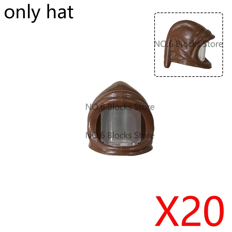 MOC Mittelalterliche Zubehörteile Bausteine Charakterteile Soldat Ritter Speer Axt Schwerter Helm Umhang Bogen Rüstung Bausteine Spielzeug S10