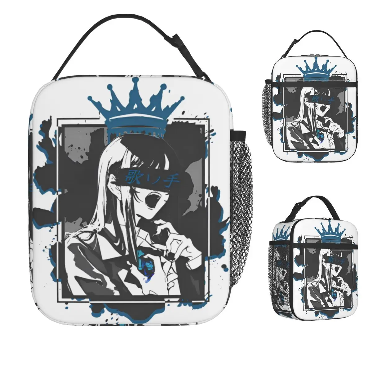 

Ado Wish Tour Японская сумка для обеда для девочек Ado Hibana World Tour 2025 Ланч-бокс Повседневная сумка-холодильник Оксфорд Сумки для еды