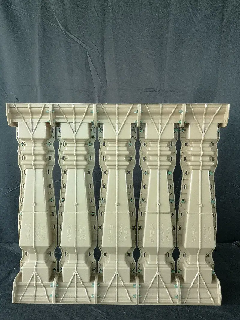 Cement cast-in-place European balcony vase column railing mold fence mold product square gourd model 95 cm high