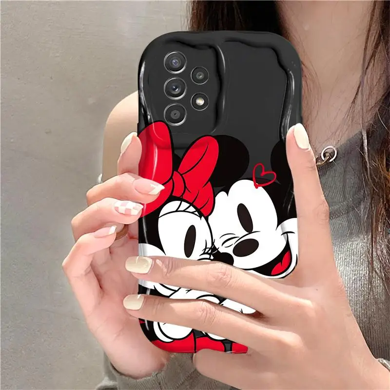 Disney Mickey Minnie Lover For Samsung Galaxy A55 A35 A15 A73 72 A53 A52 A33 54 A34 42 A32 A22 A24 A23 A14 A13 A12 5G Phone Case