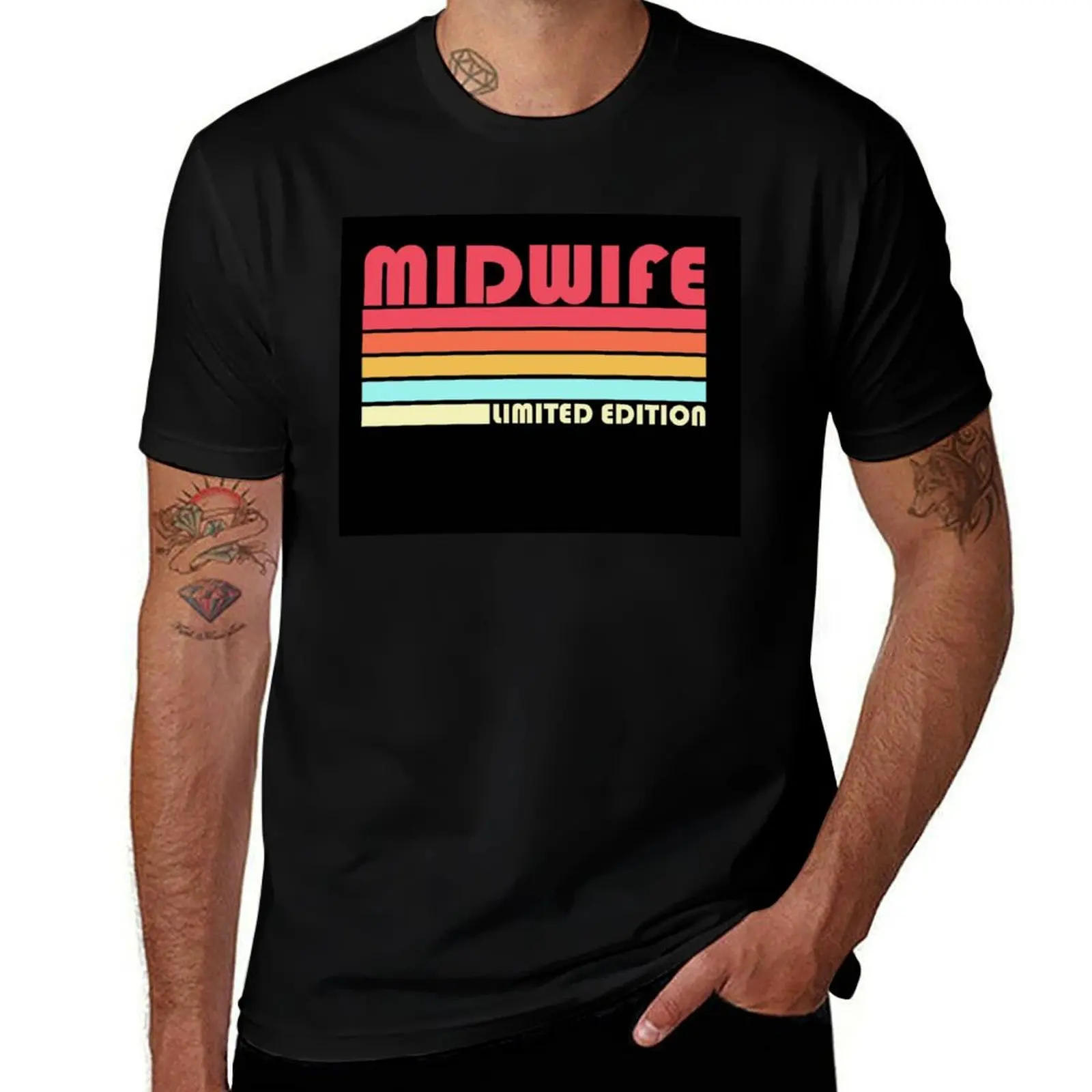 Midwife Limited Edition T-Shirt Basic Casual Short Sleeve Cotton Shirt T-Shirt