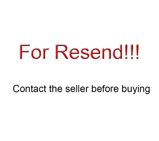 Special Order- for Resend Requirement Price or Product Order ( DO NOT Buy Without Contacting Seller)