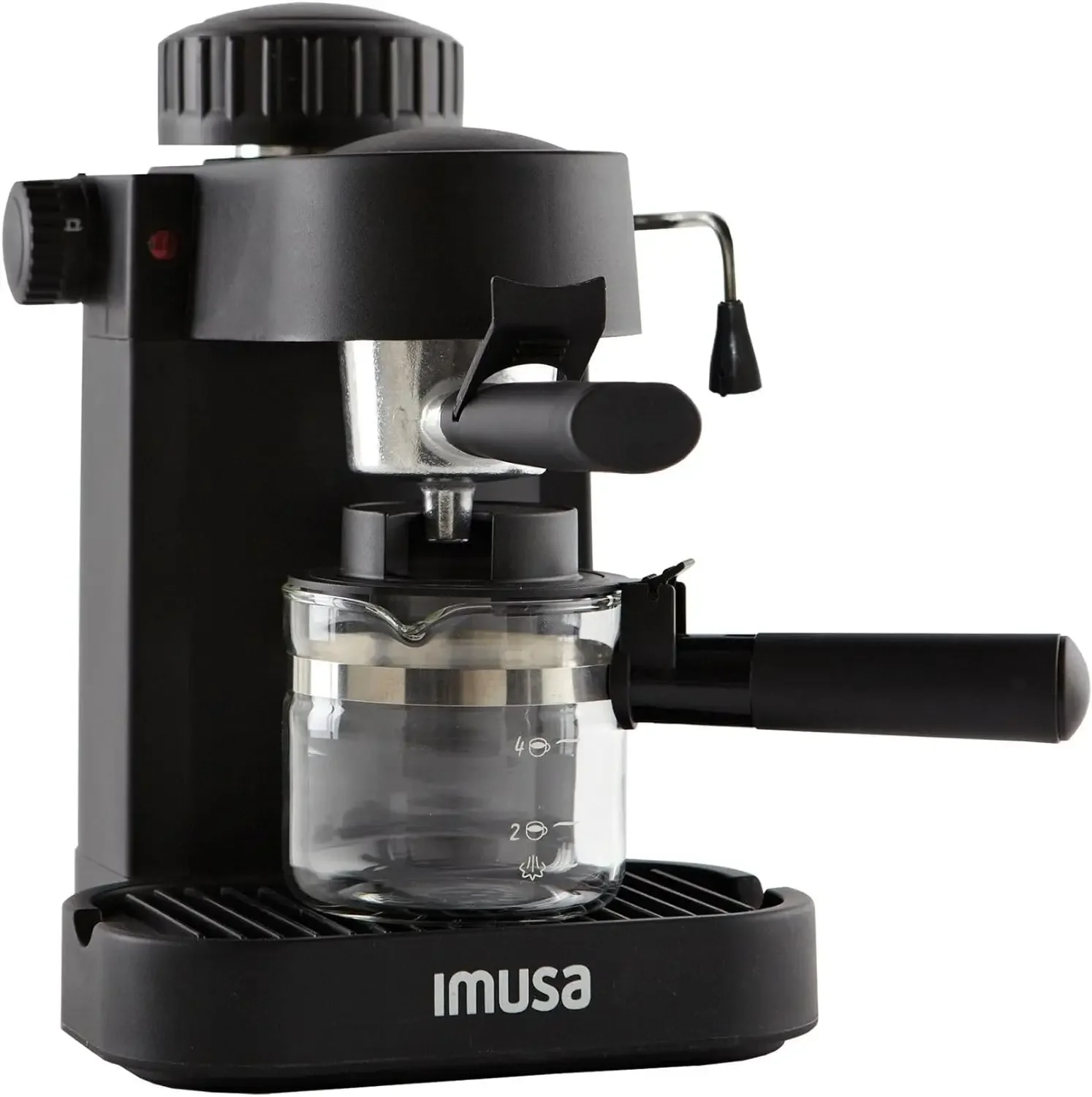 USA GAU-18202 4 Cup Espresso/Cappuccino Maker,Black