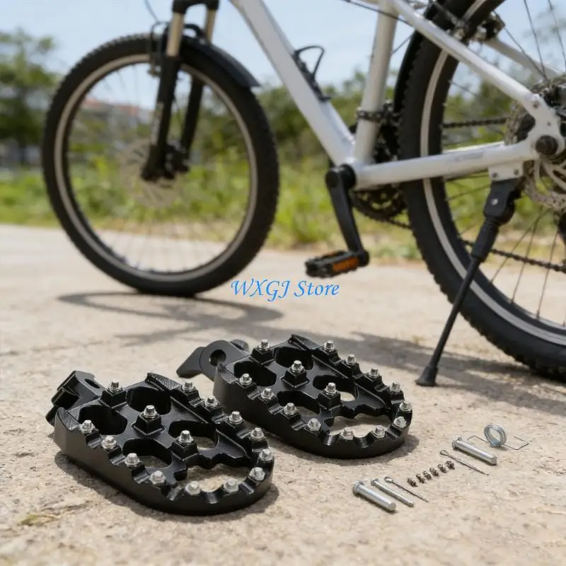 

37JE Easy Install Motorcycle Footpegs Offering Traction And Control 1 Pair