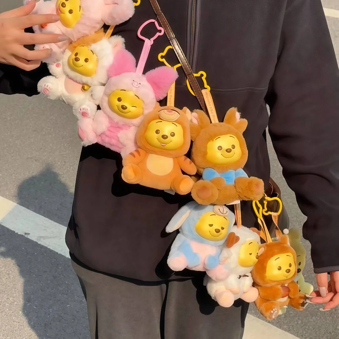 

Winnie The Pooh Dress Up Series Forest Fairy Tale Cartoon Anime Peripheral Animal Ornament Gift Surprise Box Toy